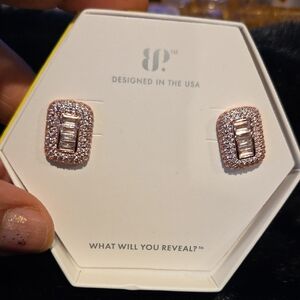 Stunning Rose Gold Earrings by Unwritten